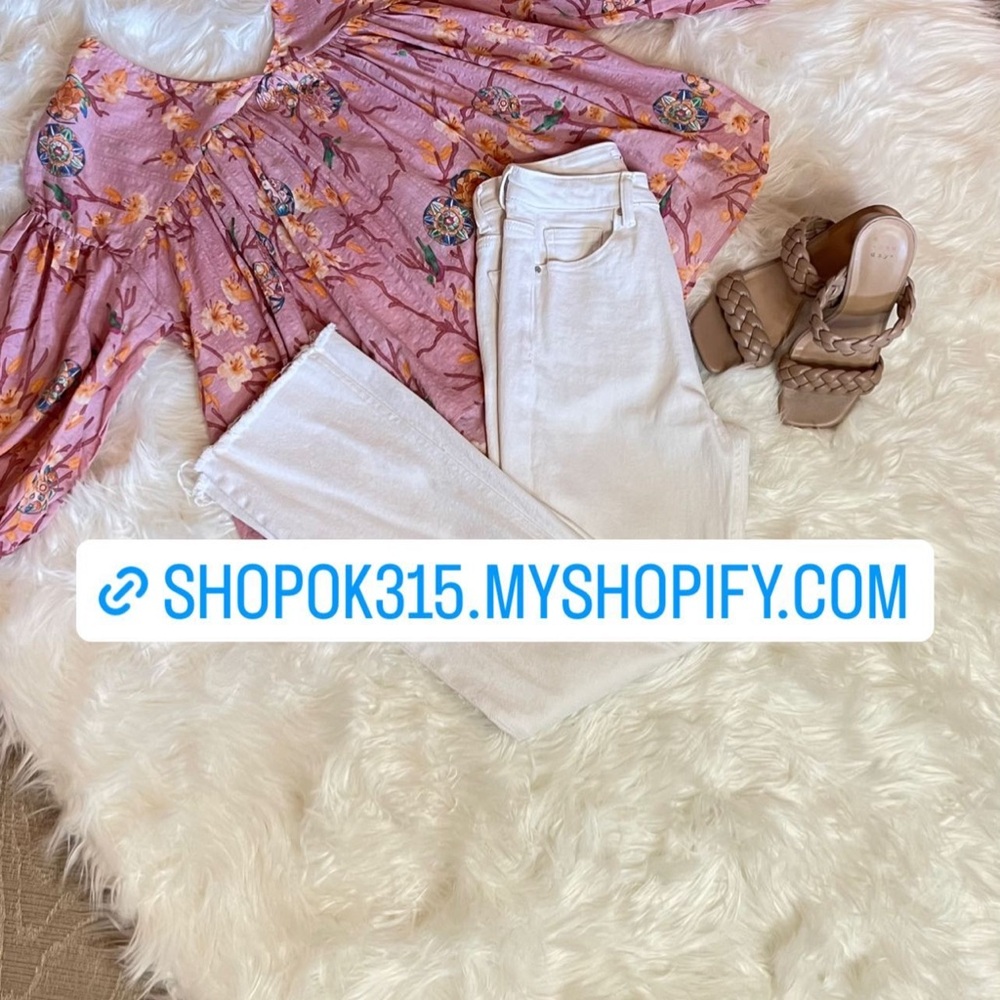 Pink floral top